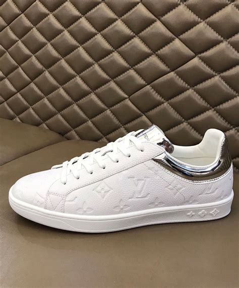 louis vuitton white men's shoes